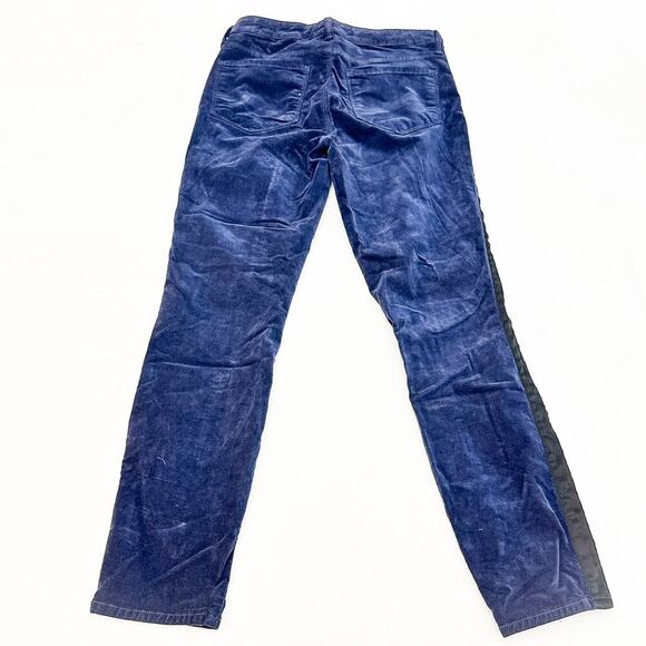 L'Agence Margot Skinny High Rise Blue Marine Denim Jeans Tuxedo Stripe Size 28 - Picture 3 of 9